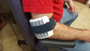 Photo treating tennis elbow